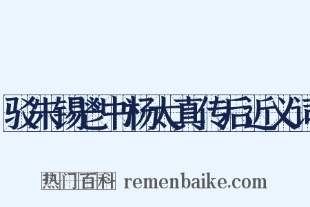 驳朱锡鬯书杨太真传后近义词是什么意思的图片